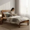 Cama 1 plaza RETA Nogal - Dormitorio, Uruguay | Que Sal Muebleria, vista 4 de 5