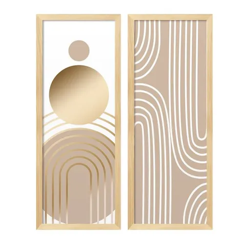 Set 2 Cuadros / Láminas decorativas Abstracto 2 - Decoración de pared, Uruguay | Alta Gracia Deco