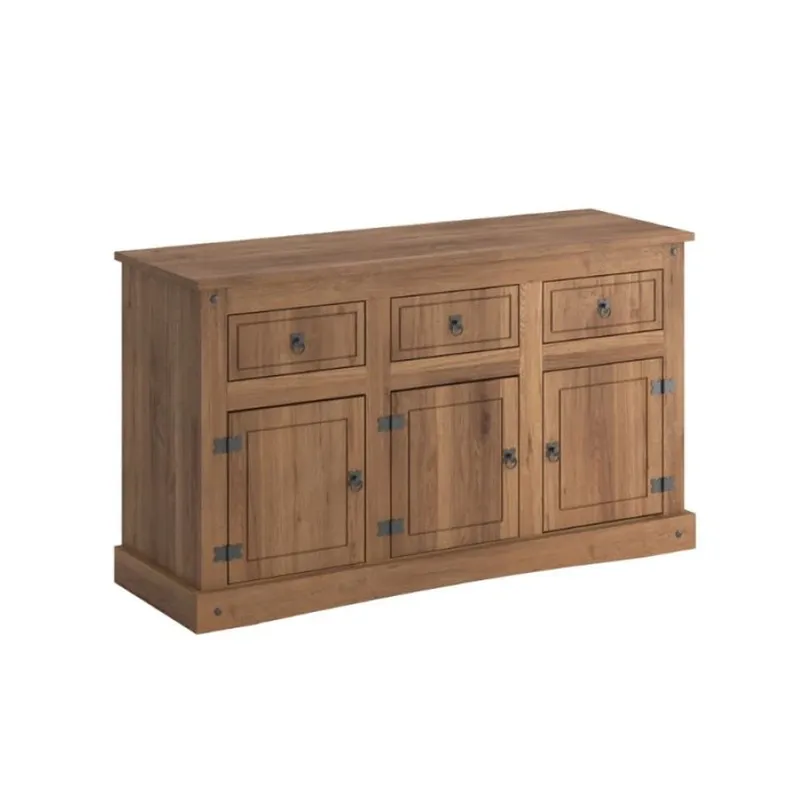 Aparador Burgo Línea Monterrey Madera Maciza - Oscuro en Madera natural - Aparadores y recibidores, Uruguay | Ecowood