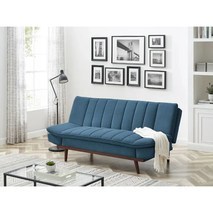 Sillón Cama Harry - Azul en Azul - Sillones y sofás, Uruguay | Ecowood, vista 2