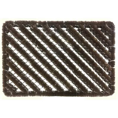 FELPUDO DE COCO/ALAMBRE 40X60CM RAYAS DIAGONAL - Textiles, Uruguay | Decohogar