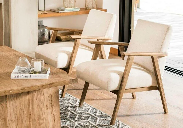 BUTACA MADISON - FRESNO Y CRUDA en Blanco - Butacas, banquetas y puffs, Uruguay | La Iberica, vista 7