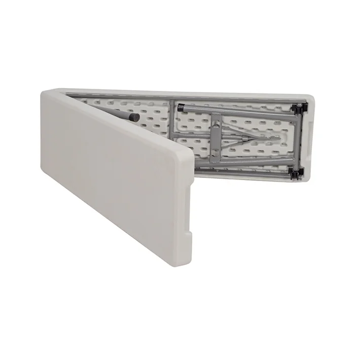 Banco Plegable Polietileno-y-metal Blanco Bagan en Blanco - Muebles para el exterior, Uruguay | Divino, vista 3