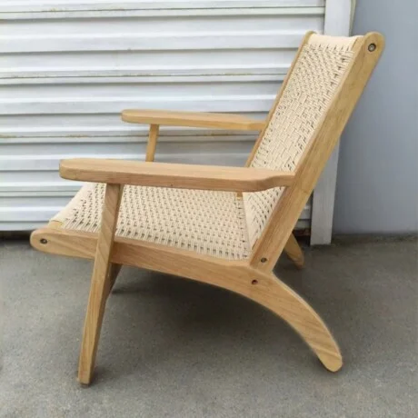 Promo 2 Butacas nórdicas estilo Hans Wegner en Beige - Butacas, banquetas y puffs, Uruguay | La Cueva Muebles, vista 10