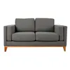 Sillón 2 Cuerpos Tela-premium Gris Luxor Premium Easy Clean Gris Osc en Gris - Sillones y sofás, Uruguay | Divino, vista 2 de 6