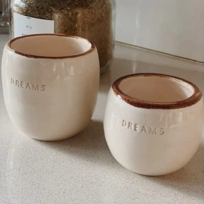 Mate grande en crudo con borde tierra - Decoración, Uruguay | Dreams On Time, vista 7