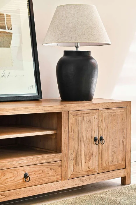 APARADOR BAJO / RACK PARA TV OLMO - 1.75 MTS en Madera natural - Muebles para TV, Uruguay | La Iberica, vista 5