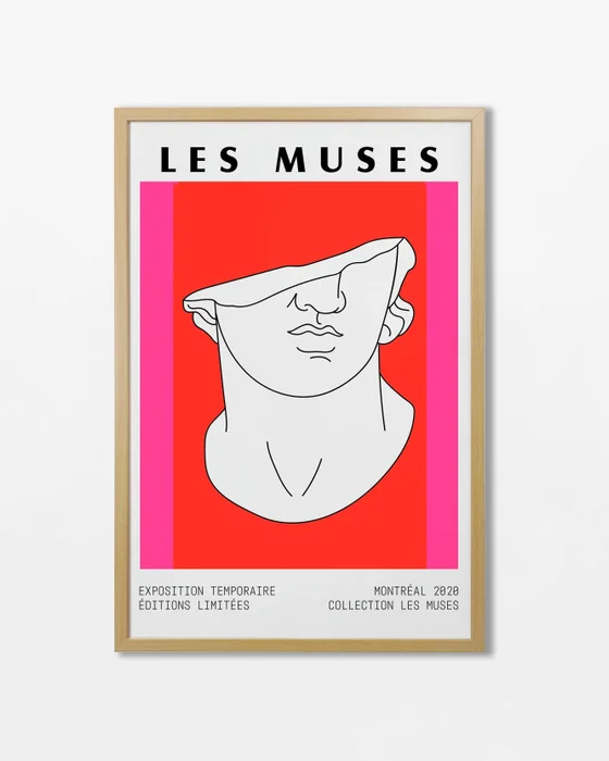 Les Muses - David en Multicolor - Láminas, Uruguay | La Cuadrería