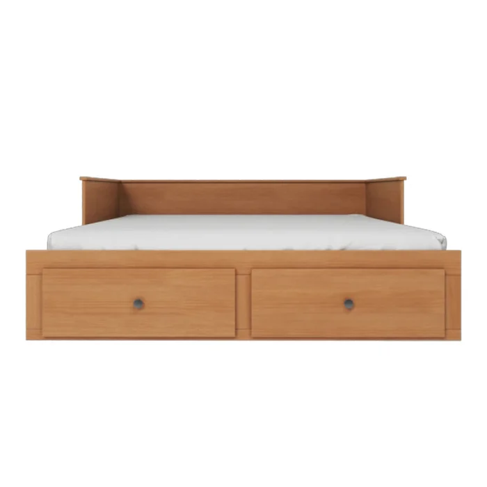 Cama Somnus 1 Plaza / auxiliar - Funcional - Marrón en Marrón - Dormitorio, Uruguay | Ecowood, vista 3