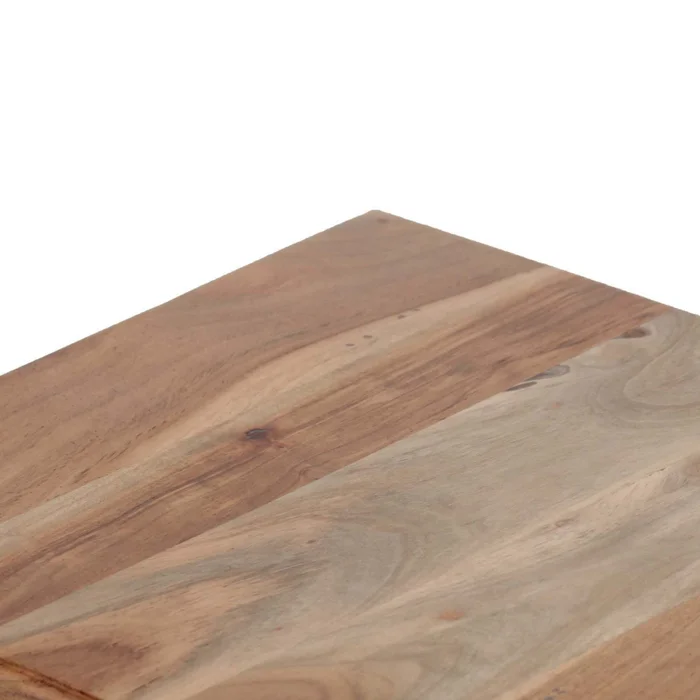 Mesa Auxiliar Madera Marron Plegable Castaño en Marrón - Mesas de living, Uruguay | Divino, vista 8