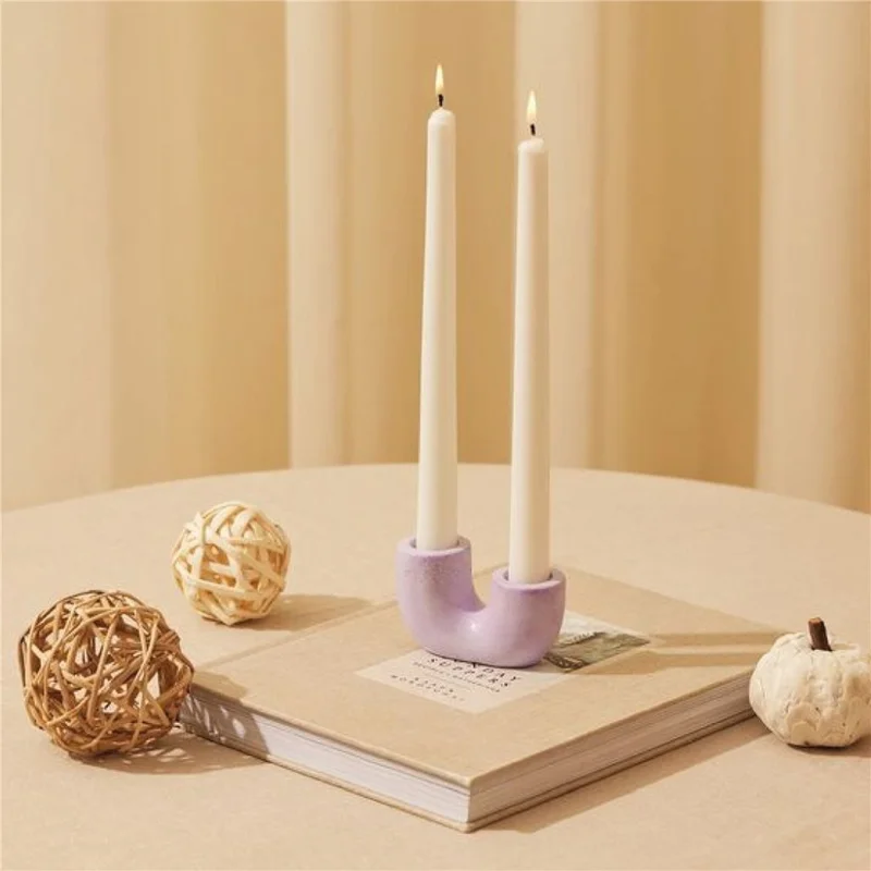 SET 4 VELAS 25CM BLANCO en Blanco - Velas y Portavelas, Uruguay | Koz, vista 3