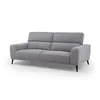 Sofá Keisy - Tela Microfibra - 3 cuerpos - Nikki 3 (Gris) en Gris - Sillones y sofás, Uruguay | NYR, vista 1 de 8