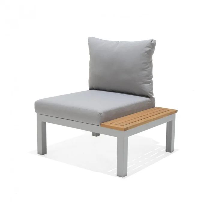Sillón 1 cuerpo con mesa - Kingsbury en Marrón - Muebles para el exterior, Uruguay | Rústico Hogar