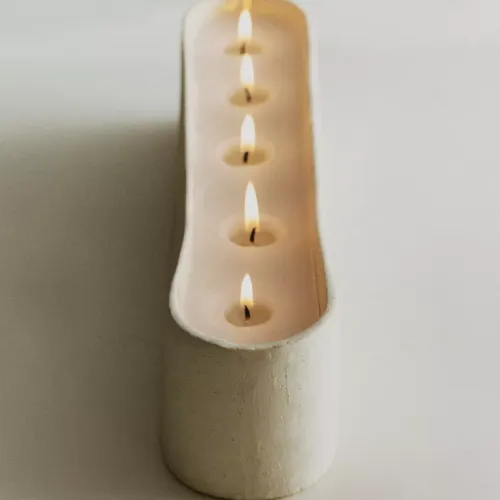 VELA DECORATIVA ALARGADA CERÁMICA - Velas y Portavelas, Uruguay | Zara Home
