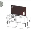 RACK MULER 140CM - 100% MDF - Muebles para TV, Uruguay | Balton, vista 4 de 6
