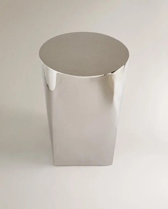 MESA AUXILIAR ACERO INOXIDABLE - Sillas, Uruguay | Zara Home, vista 3