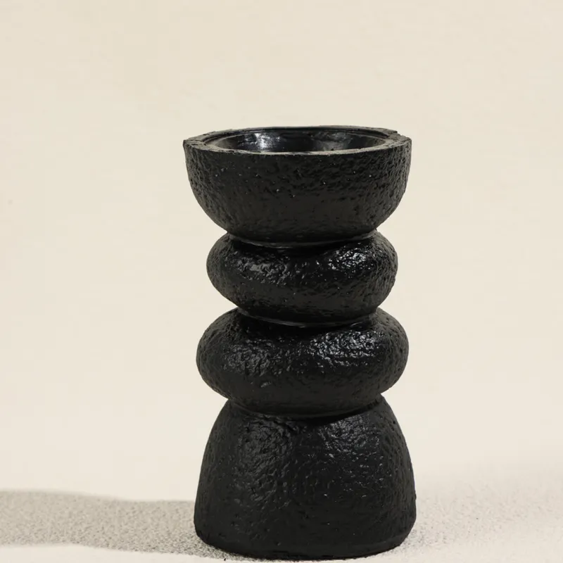 Candelabro Mael - Negro en Negro - Velas y Portavelas, Uruguay | Indian