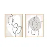 Kit 2 Cuadros - Silueta de Mujer - 30 x 40 - Decoración de pared, Uruguay | Berna home, vista 1 de 2