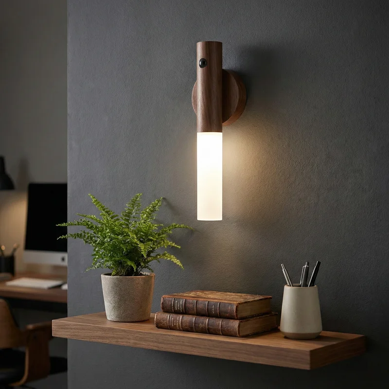 Aplique de Pared Sense Wood en Marrón - Iluminación, Uruguay | La Perla, vista 3
