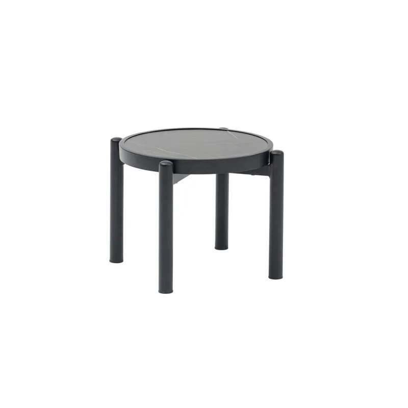 Mesas Centrales Nido Aluminio Negro Everest en Negro - Muebles para el exterior, Uruguay | Divino, vista 3