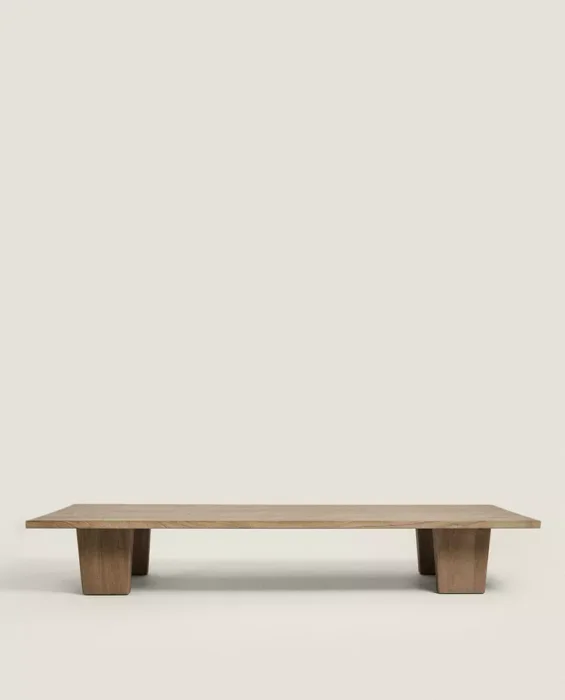 MESA CENTRO MADERA OLMO en Marrón - Mesas de living, Uruguay | Zara Home, vista 2