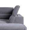 Rinconera Versatile - Tela Microfibra - Chaise Derecho - 6686-7 Gris en Gris - Sillones y sofás, Uruguay | NYR, vista 5 de 7