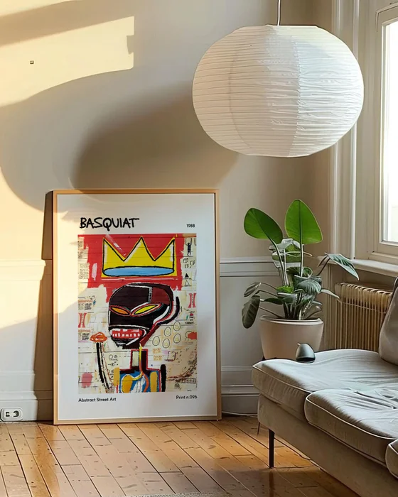 Basquiat N.01 en Multicolor - Láminas, Uruguay | La Cuadrería, vista 2