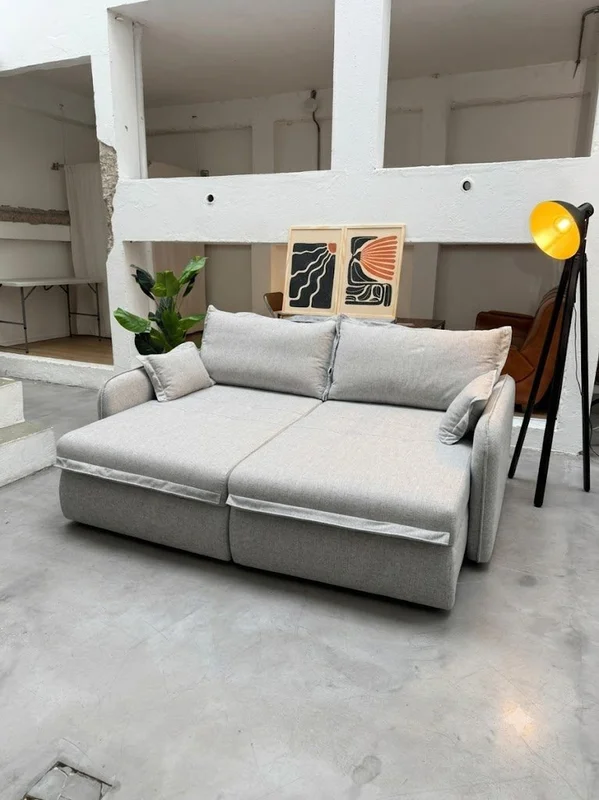 Sofá Petrópolis 3 Cuerpos (210cm) EASY CLEAN – Gris en Gris - Sillones y sofás, Uruguay | Berna Home, vista 4