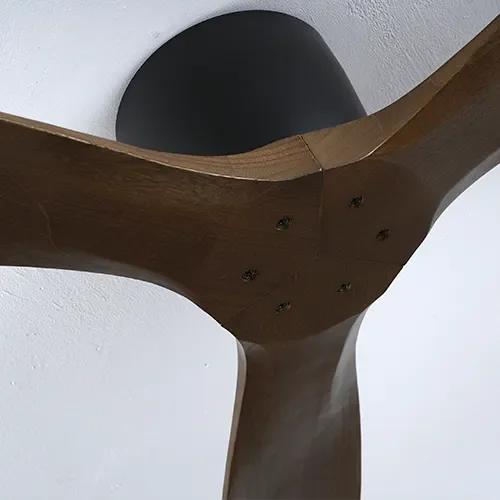 Ventilador T6N Oscuro SIN LUZ 132cm en Negro - Muebles para el exterior, Uruguay | Victoriana, vista 3