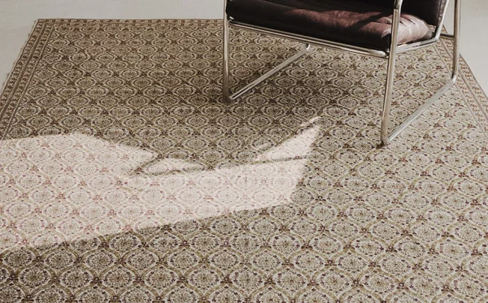 ALFOMBRA ALGODÓN ESTAMPADO PAISLEY en Beige - Alfombras, Uruguay | Zara Home