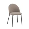 Silla De Comedor Metal-y-tela Marron Noa en Beige - Sillas, Uruguay | Divino, vista 2 de 5