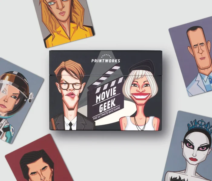 Juego Trivia Movie Geek en Negro - Decoración, Uruguay | Martinika Deco, vista 2