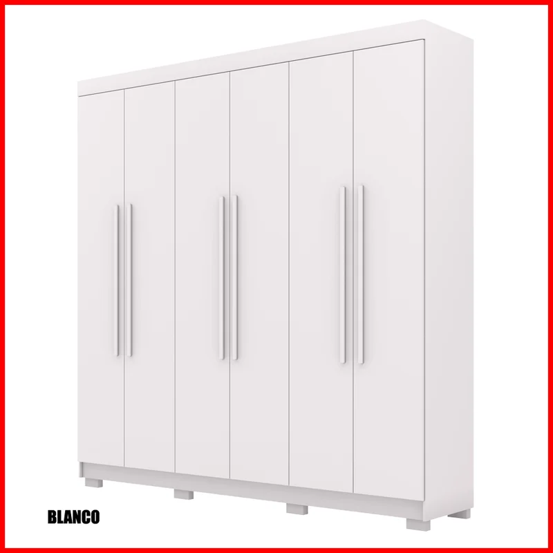 Placard 6 puertas – Elegance 10037 - Roperos y placares, Uruguay | Punto Unión, vista 3