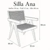 Silla Ana - Butacas, banquetas y puffs, Uruguay | Casakos, vista 5 de 5