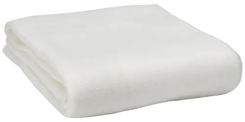 Manta throw SKOGVIKKE 130x160 blanco en Blanco - Textiles, Uruguay | JYSK