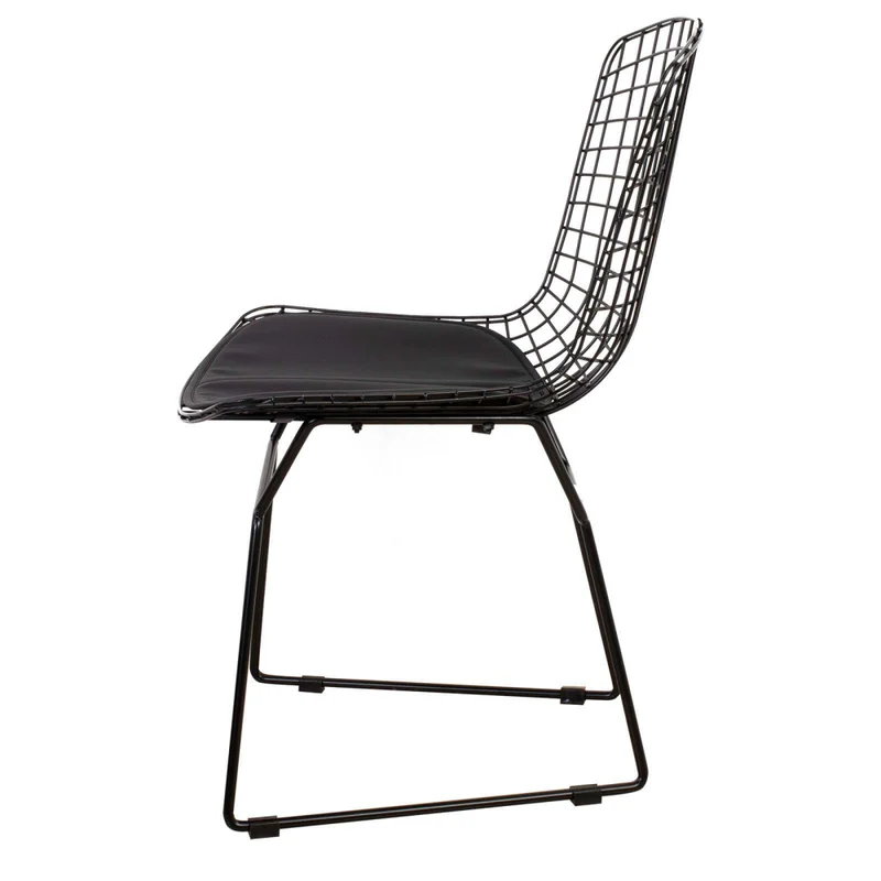 Silla Metal Negro Bertoia C-451 en Negro - Sillas, Uruguay | Divino, vista 5