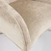 Butaca Bobly de chenilla beige y patas de madera acabado natural en Beige - Butacas, banquetas y puffs, Uruguay | Kavehome, vista 5 de 9