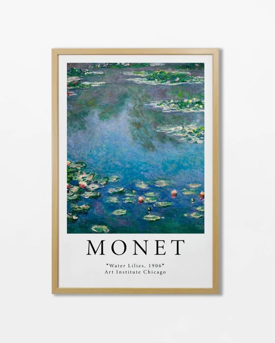 Monet - Water lilies en Multicolor - Láminas, Uruguay | La Cuadrería