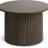 Mesa de centro SPODSBJERG Ø67 color roble osc en Marrón - Mesas de arrimo, Uruguay | JYSK, vista 1 de 4