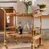 CARRO BAR - BAMBOO Y RATTAN - SIKA DESIGN en Marrón - Bibliotecas, Uruguay | La Iberica, vista 10 de 26