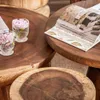 MESA MALLORCA - SUAR - DIAMETRO 70 CMS en Madera natural - Mesas de living, Uruguay | La Iberica, vista 9 de 16