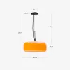 Lámpara de techo Reig de cristal - naranja Ø 38 cm en Naranja - Lámparas colgantes, Uruguay | Kavehome, vista 7 de 7
