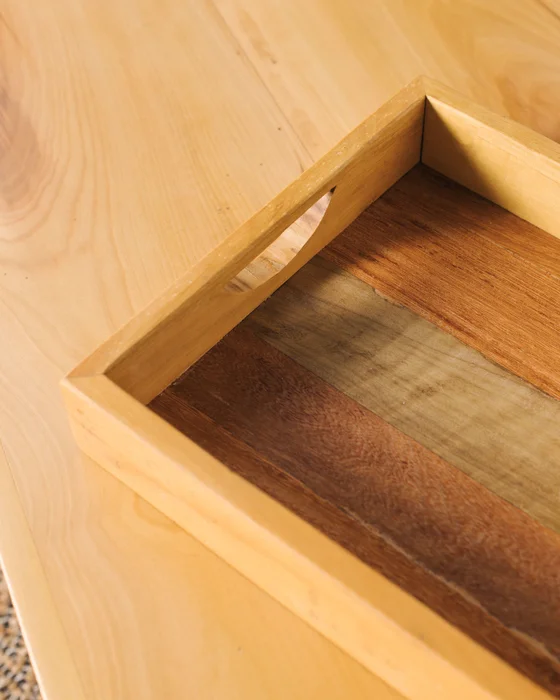 BANDEJA 50 X 30 en Madera natural - Decoración, Uruguay | Fundamento Muebles, vista 2