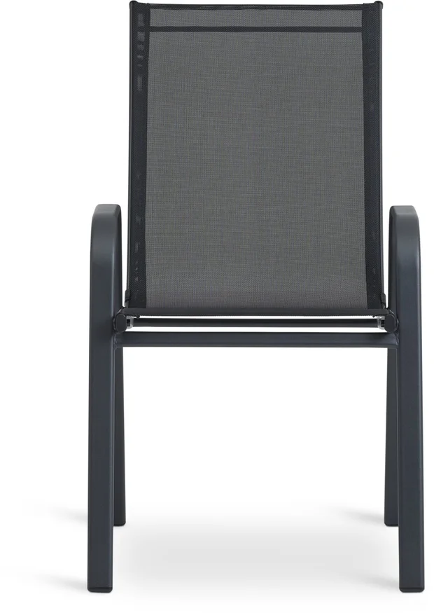 Silla apilable LEKNES negro en Negro - Muebles para el exterior, Uruguay | JYSK, vista 2