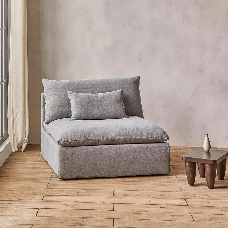 Sofá con funda Sol en Gris - Sillones y sofás, Uruguay | Pieza Clave