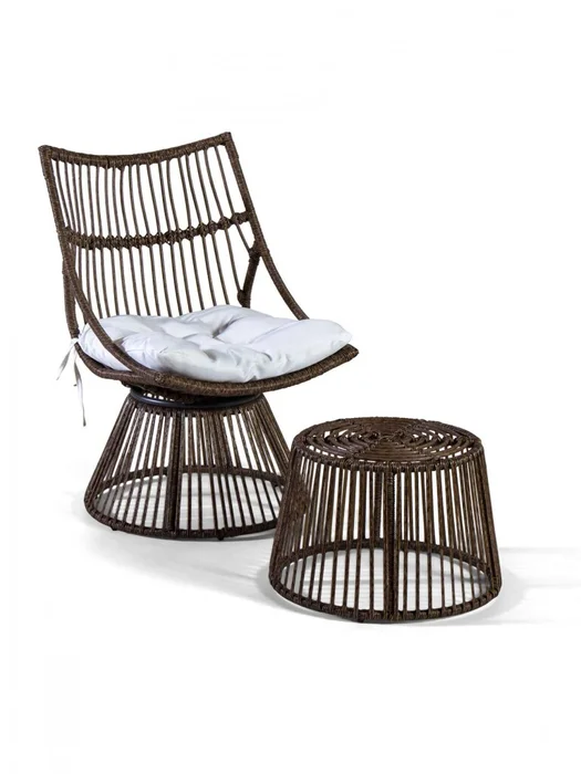 BUTACA REMI 2162CF (D) 57X66X82H CM en Marrón - Muebles para el exterior, Uruguay | Vinibel