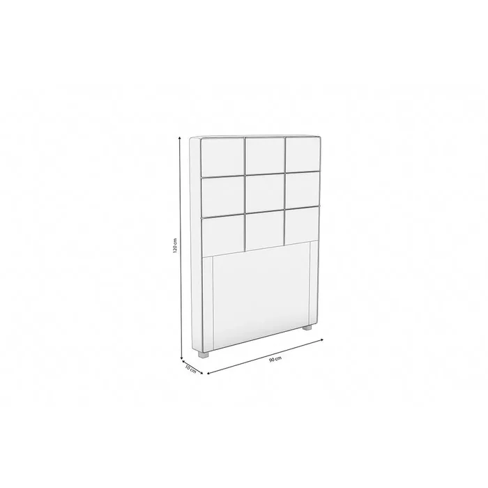 RESPALDO CABECERA CAMA BOX SOLTERO 1 PLAZA - BALTON HOGAR en Blanco - Respaldos de cama, Uruguay | Balton