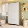 Ropero Infantil Blanco con Marrón - Roperos y placares, Uruguay | RM Muebles y Deco, vista 1 de 4