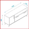 Aparador rack – H 05 - Aparadores y recibidores, Uruguay | Punto Unión, vista 3 de 5