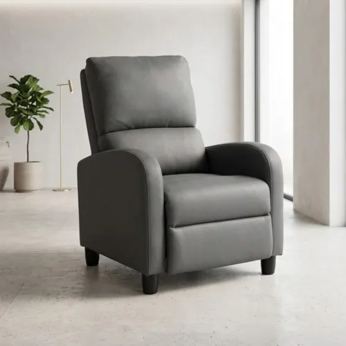 Butaca Poltrona Reclinable - Sofia en Gris - Sillones y sofás, Uruguay | Rústico Hogar